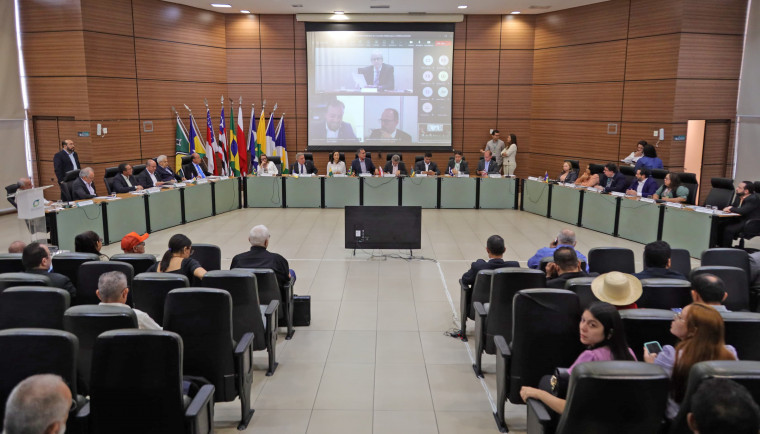 Reunião ordinária do Condel, em Belém.