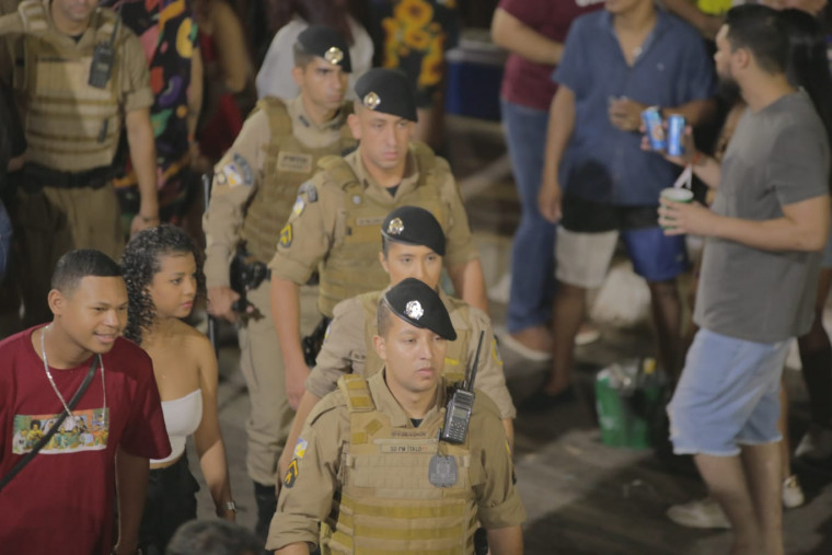 PM garantiu segurança durante as cinco noites