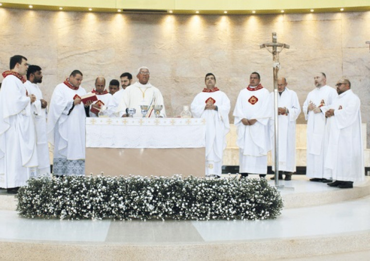 A celebração foi presidida por Dom Giovane Pereira de Melo, bispo da Diocese de Araguaína