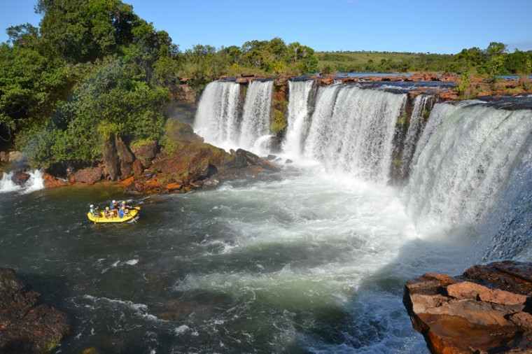 Rafting na Cachoeira da Velha, Jalapão