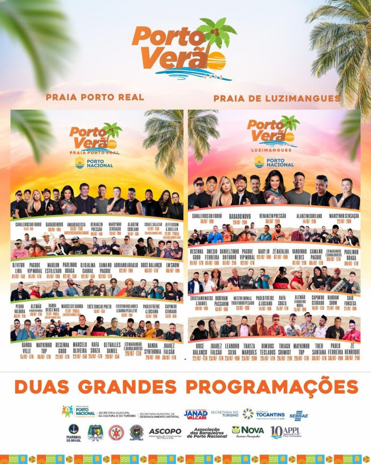 Duas grandes programações