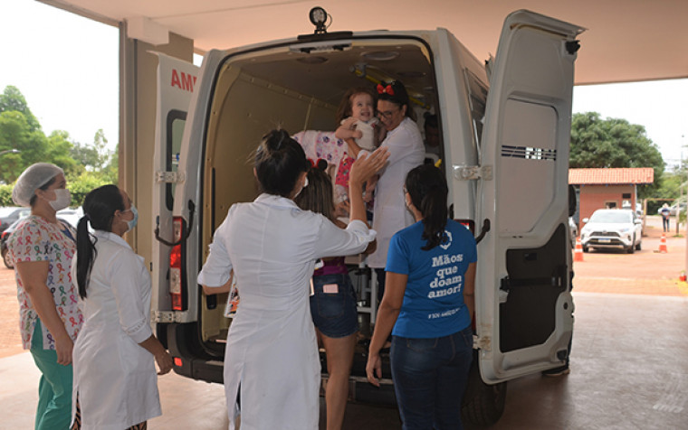 Maria Heloísa ficou internada desde o dia do seu nascimento.