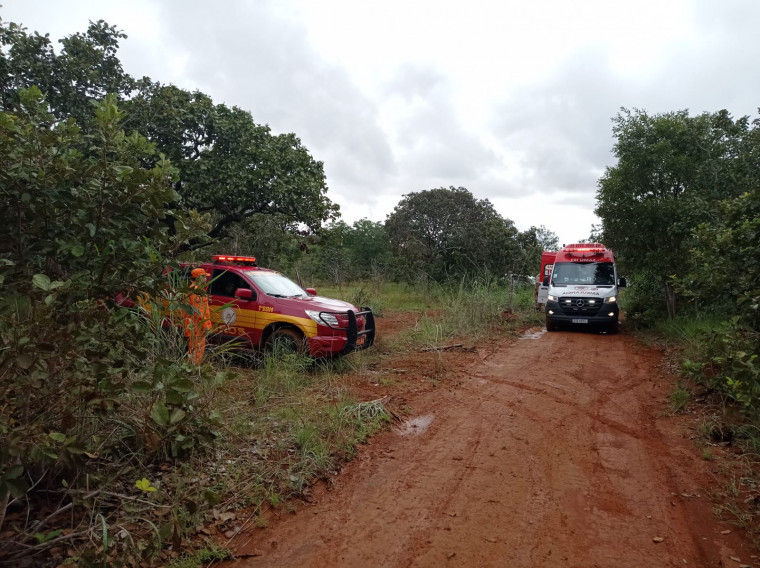 SAMU levou o piloto em estado grave para um hospital em Palmas.