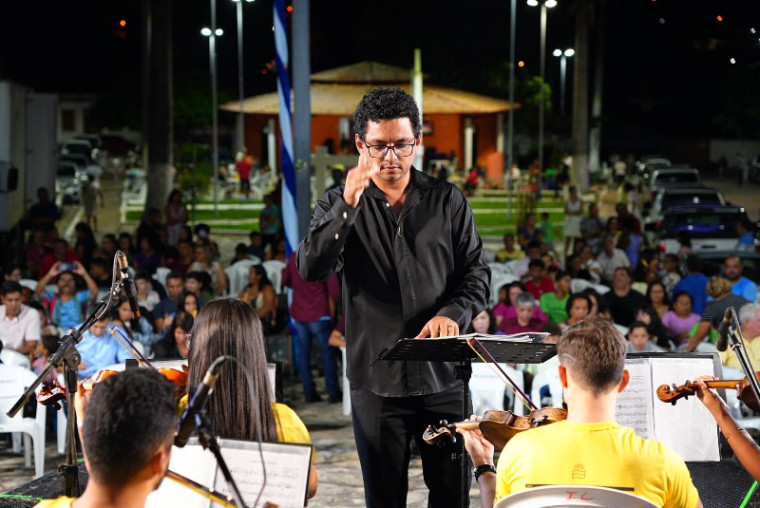 Apresentação da orquestra