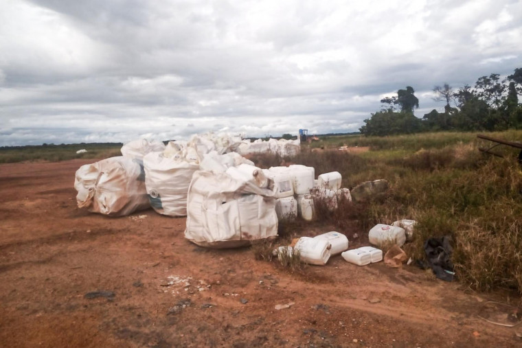 Três sócios são processados por descarte ilícito de embalagens de agrotóxicos em uma fazenda localizada em Lagoa da Confusão