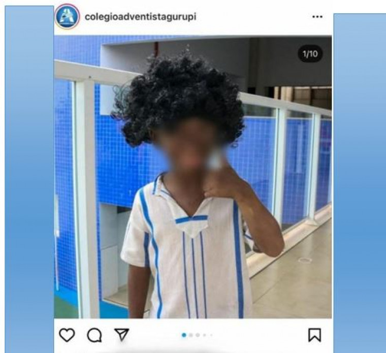 No Dia da Consciência Negra, colégio posta foto de 'blackface' de alunos