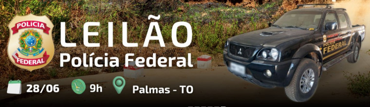 Leilão de veículos da Polícia Federal