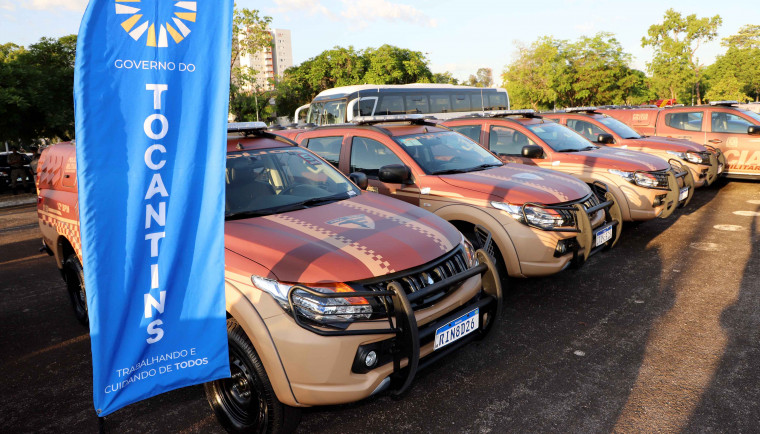 Veículos também foram entregues pelo Governo do Tocantins.