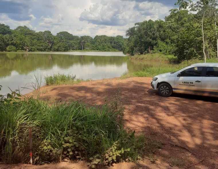 Represa Lago Norte, em Palmas