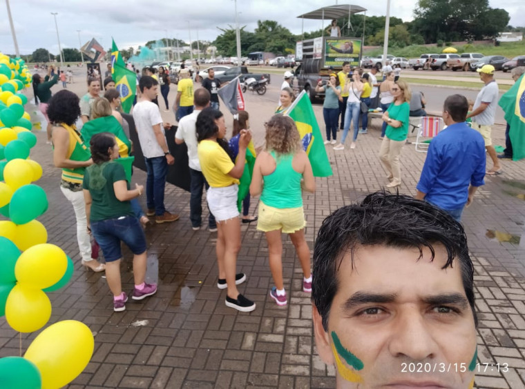 Protesto na Via Lago em Araguaína