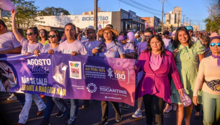 Caminhada do Agosto Lilás em 2023