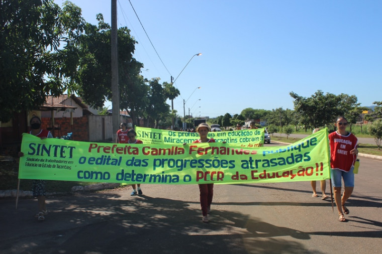 Manifestação em Miracema em 2022