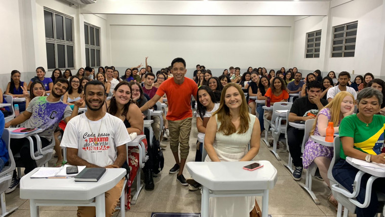 Palestra para os alunos do Acadêmicos do curso de psicologia do UNITPAC em Araguaína