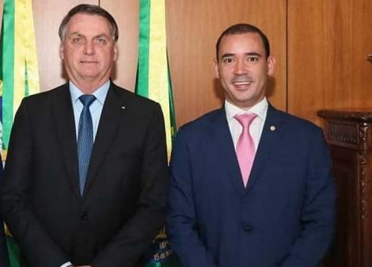 Vicentinho Júnior e Jair Bolsonaro