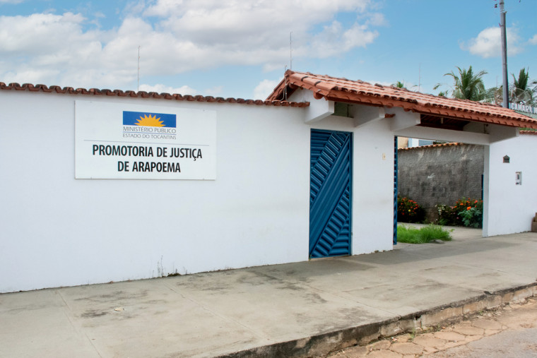 Sede da Promotoria de Justiça de Arapoema