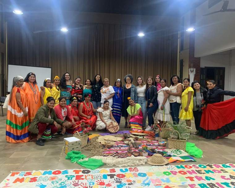 Evento foi organizado pelo Coletivo de Mulheres do Grande Chaco Sudamericano, no Paraguai