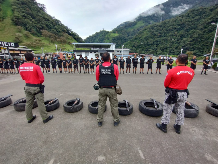 O Policial Penal está em missão no Sistema Penal Equatoriano desde 21 de abril