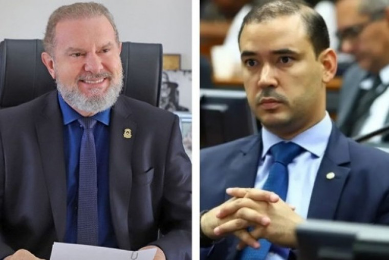 Ex-governador Mauro Carlesse e deputado federal Vicentinho Júnior