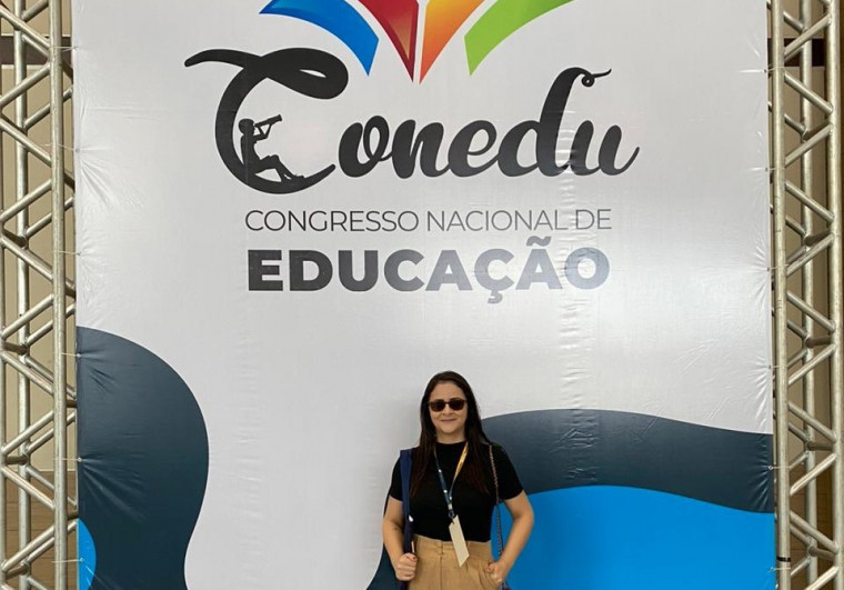 Thamires Maia no Congresso Nacional de Educação (Conedu)