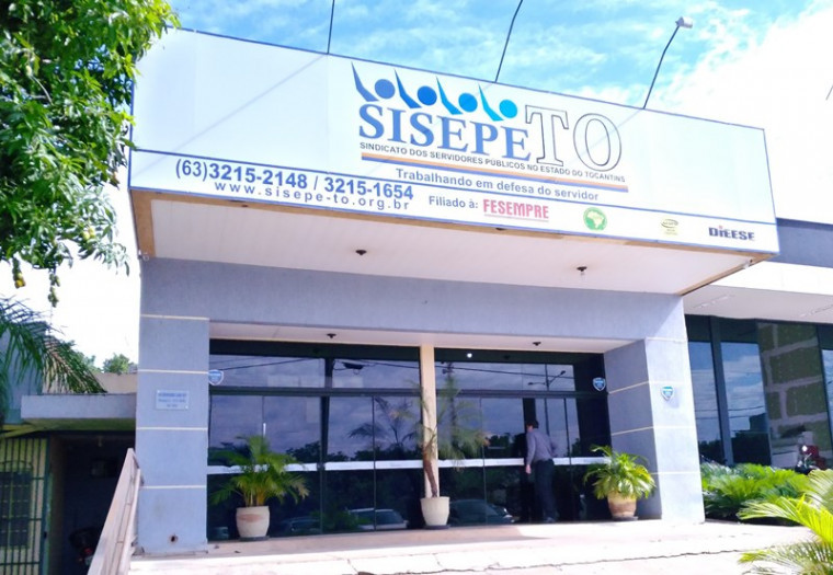 Sede do Sisepe, em Palmas.