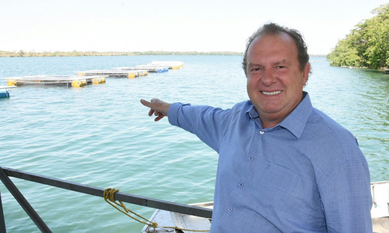O governador Carlesse participou do lançamento do primeiro projeto de criação de tilápias