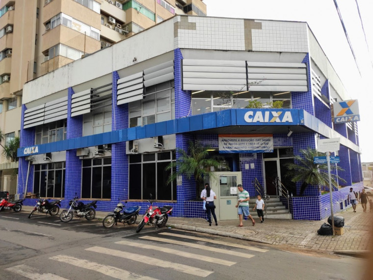 Agência da Caixa na Avenida 1º de Janeiro, em Araguaína