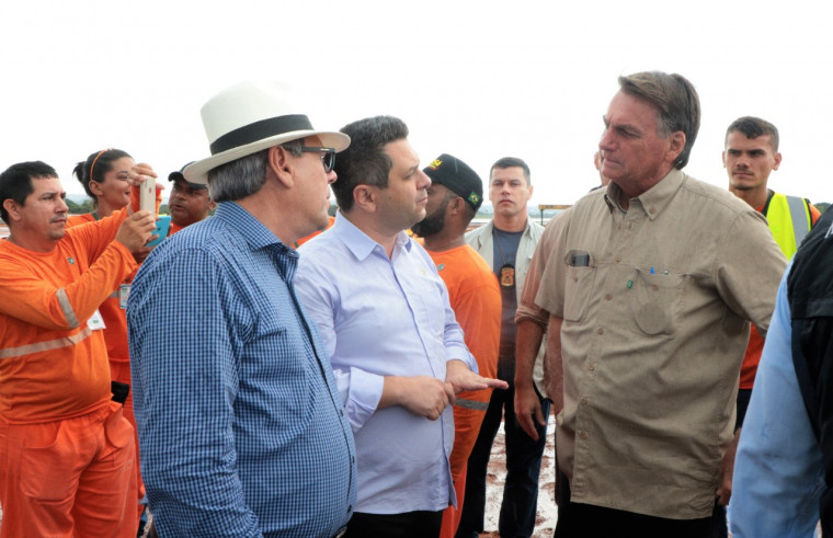 Ronaldo Dimas acompanhou o presidente Bolsonaro em Araguaína