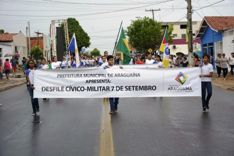 Desfile em Araguaína