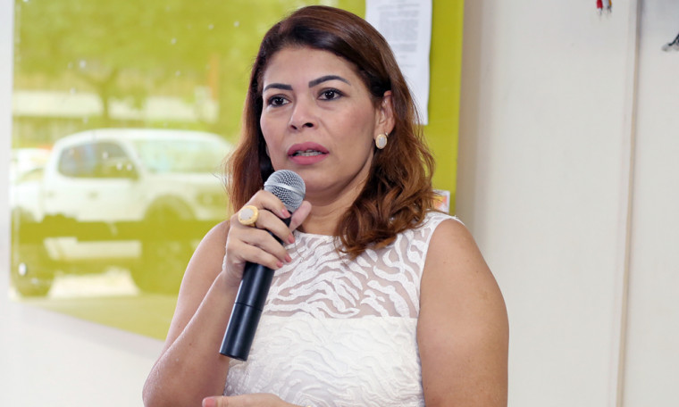 Secretária de Estado da Educação, Adriana Aguiar