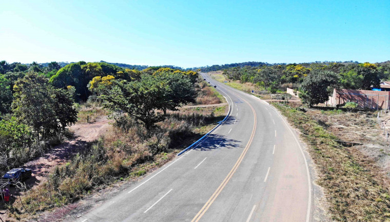 A pavimentação da rodovia representa o início da construção da espinha dorsal do Jalapão