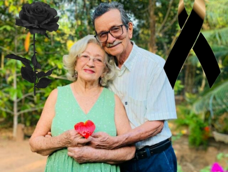 José Domingues Neto, de 85 anos, e Lídia Ferreira Soares, de 82 anos