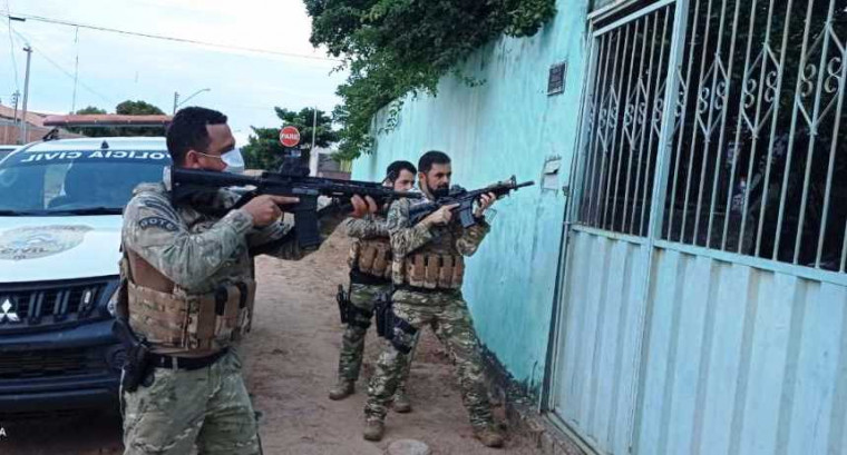 Operação foi realizada pela Polícia Civil do Tocantins em Uruaçu (GO)