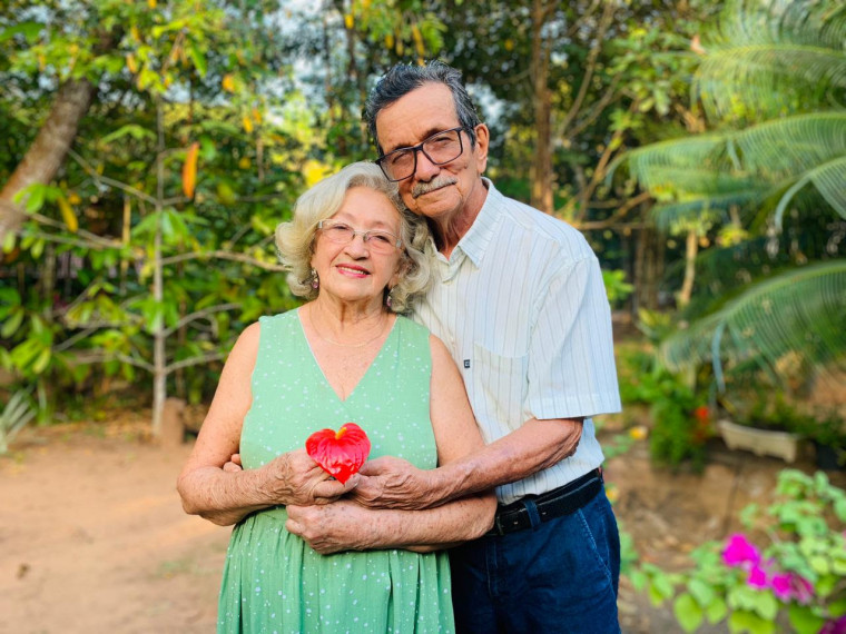 Professora e lavrador são casados há quase 60 anos