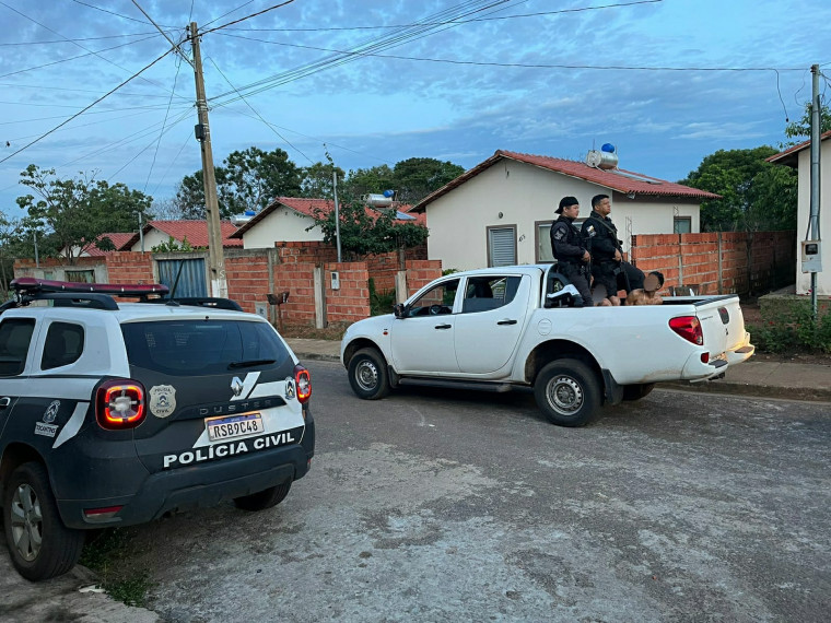 Polícia Civil deflagrou operação para prender cinco pessoas em Palmas e Paraíso.