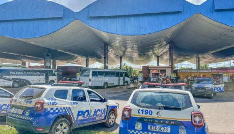 Quadrilha e aparelhos estavam na Rodoviária de Palmas