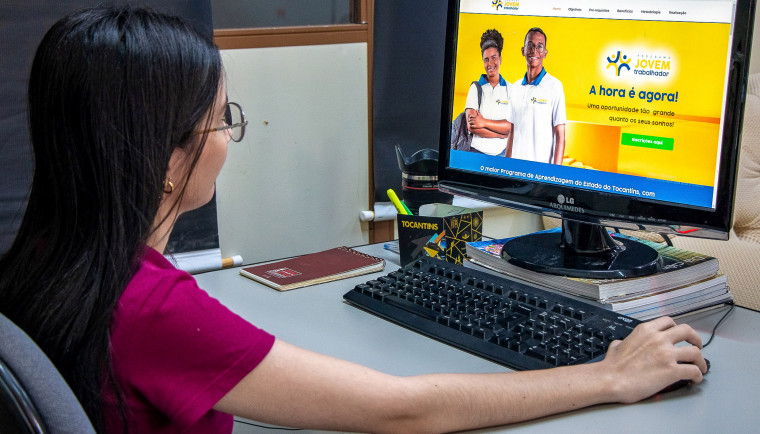 Entre as oportunidades diretas geradas pelo Governo do Tocantins, está o programa Jovem Trabalhador