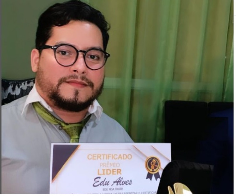 Edu Alves é influencer digital e membro do Coletivo Somos Tocantins