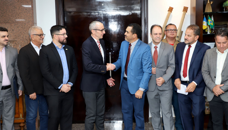 Governador Wanderlei Barbosa recebe a visita do Embaixador da Áustria Dr. Stefan Scholz