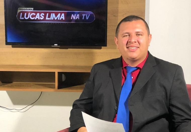 Lucas Lima é apresentador de TV em Araguaína