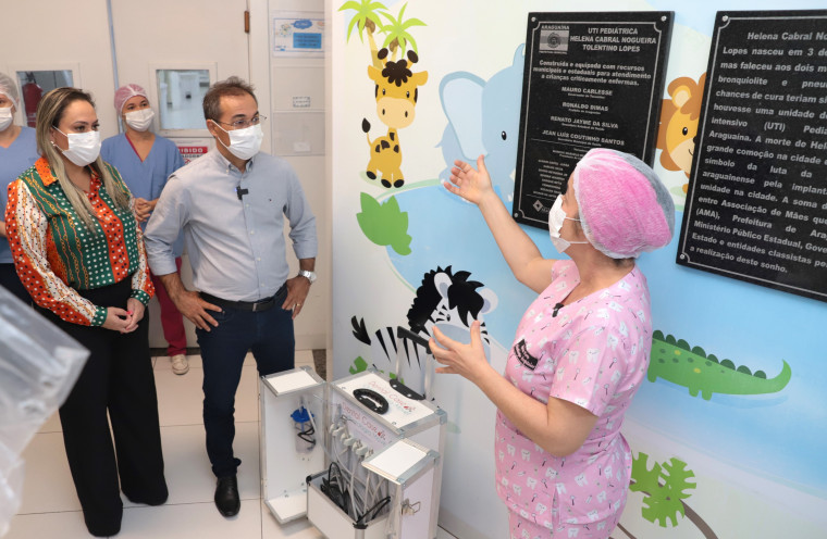 No começo do mês, o prefeito Wagner Rodrigues visitou o hospital e conheceu o novo equipamento