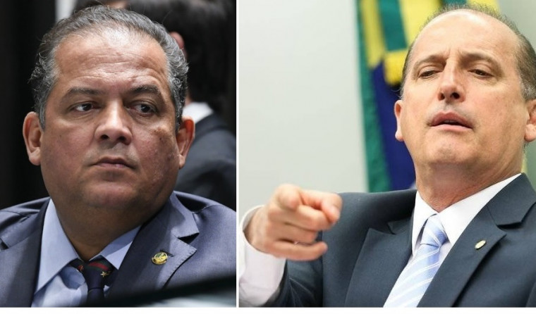 Senador Eduardo Gomes e Onyx, ministro da Casa Civil