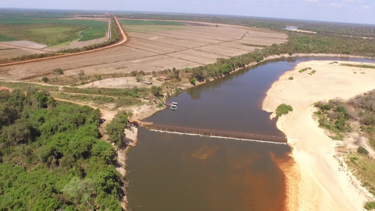 Bacia do Rio Formoso tem várias barragens para captação de água