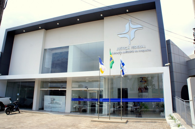 Sede da Justiça Federal em Araguaína.