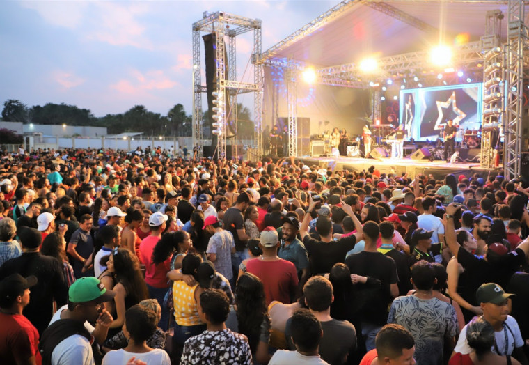 A Via Lago foi palco para mais de 10 bandas nacionais e regionais