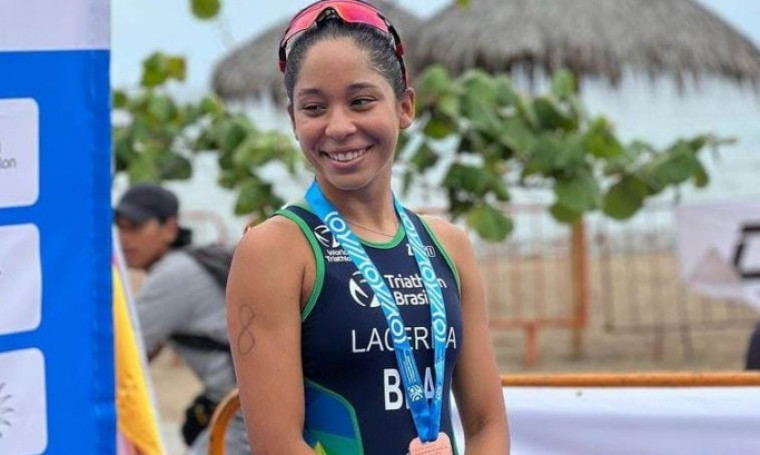 Giovanna Lacerda garantiu a terceira colocação em prova realizada em Lima, no Peru