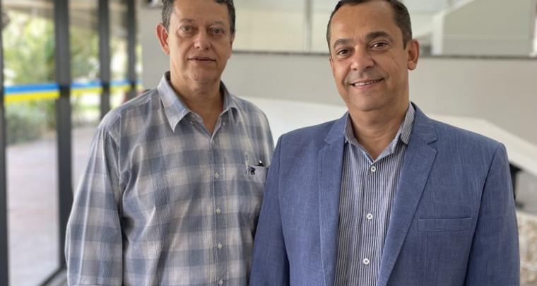 Presidente do SINDIFISCAL, Rogério Jatobá, e Diretor Administrativo Financeiro, Saulo Barreira.
