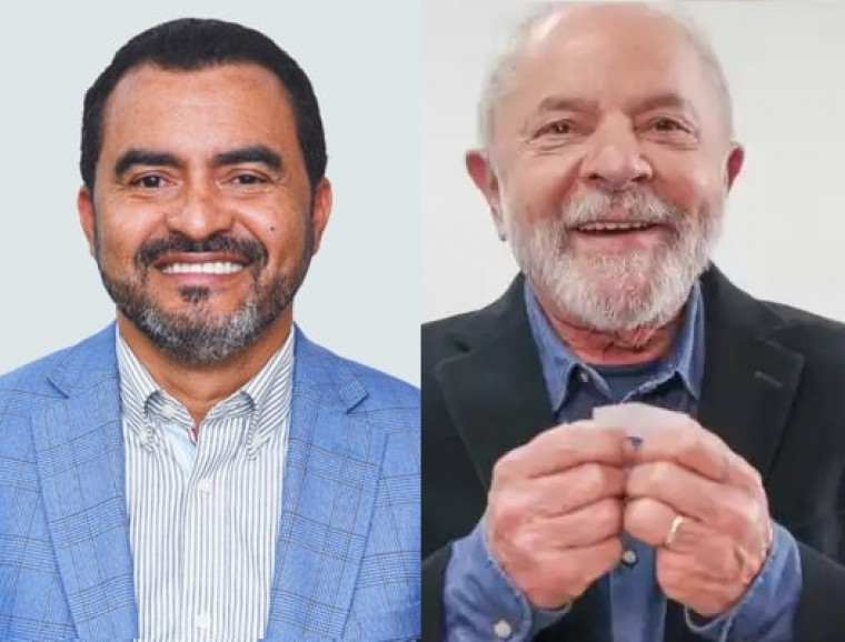 Governador Wanderlei Barbosa e presidente eleito Lula (PT)