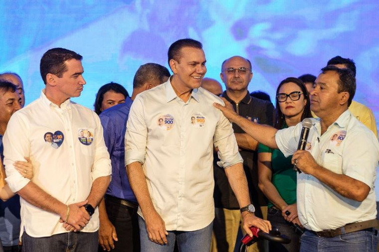 Elenil e Ataídes no evento