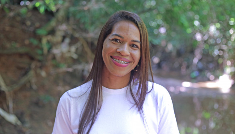 A professora Jaciléia Dias Costa é a idealizadora do projeto vencedor