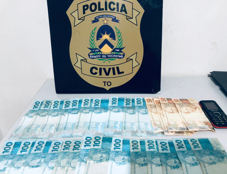 A Polícia Civil conseguiu recuperar quase todo o dinheiro roubado